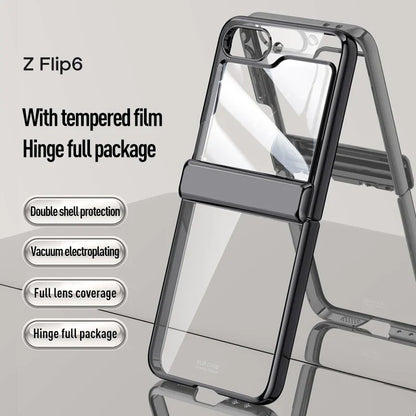 Transparent Electroplated Case for Samsung Galaxy Z Flip 6