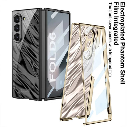 Plating Hard Case with Camera Protection For Samsung Galaxy Z Fold 6