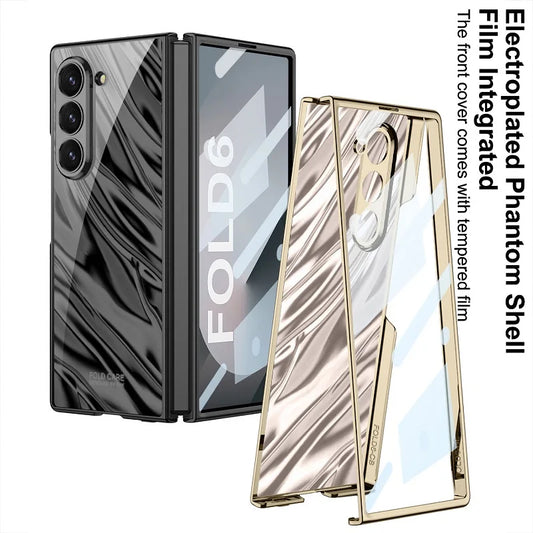 Plating Hard Case with Camera Protection For Samsung Galaxy Z Fold 6