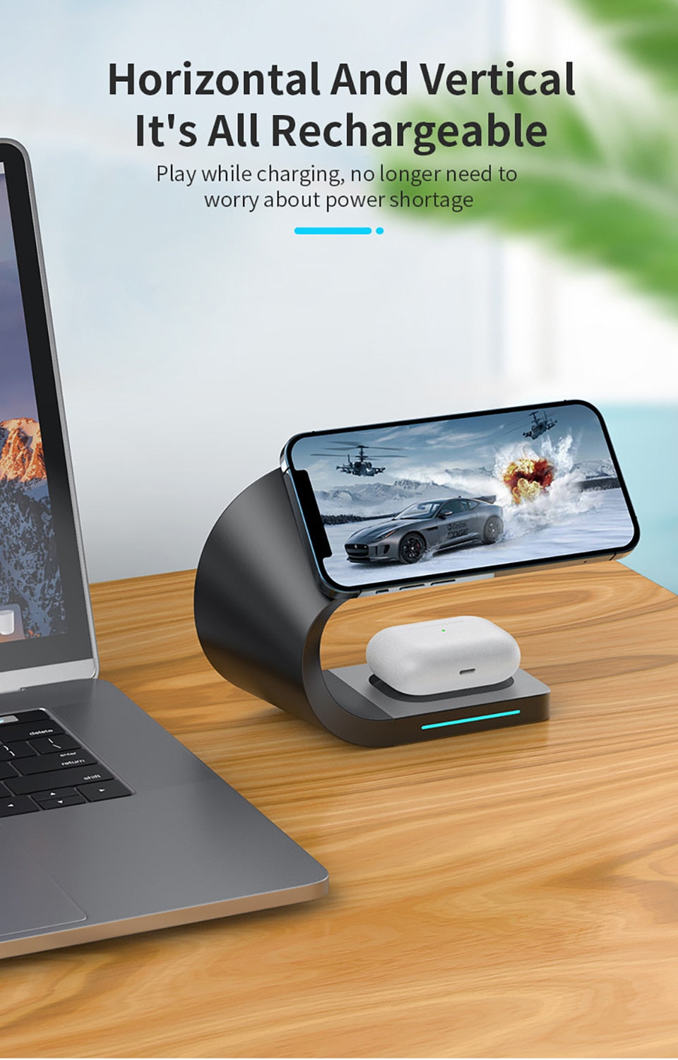 MagCharge: Ultimate 4-in-1 Wireless Charging Hub for iPhone, Apple Watch, and AirPods