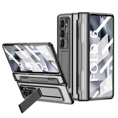 Transparent Case with Bracket For Samsung Galaxy Z Fold Series