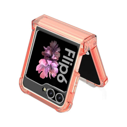 Transparent Case with Hinge Protection For Samsung Galaxy Z Flip 6