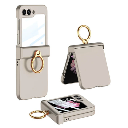 Ultra Thin Hard Case with Ring Holder for Samsung Galaxy Z Flip 6