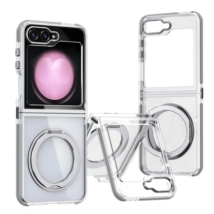 Transparent Shockproof Caase with Ring Holder for Samsung Galaxy Z Flip 6