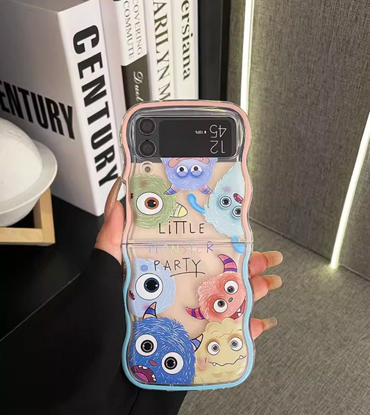 Cute Korean cartoon Case For Galaxy Z Flip