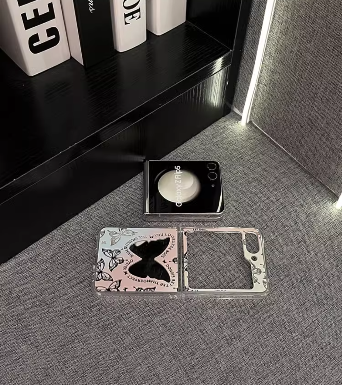 Cut celebrity colorful butterfly Case for Samsung z Flip 5