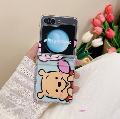 Cute Winnie the Pooh Case For Samsung Galay Z Flip 5
