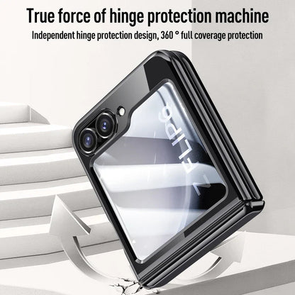 Transparent Electroplated Case for Samsung Galaxy Z Flip 6