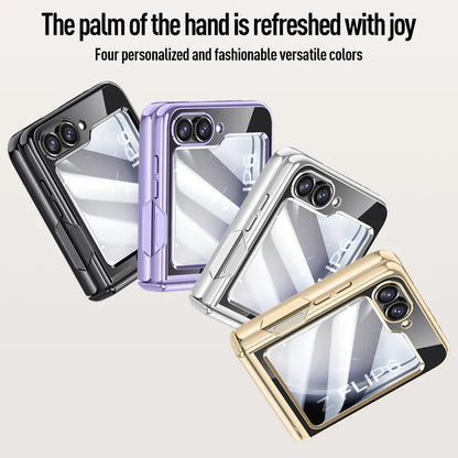 Transparent Electroplated Case for Samsung Galaxy Z Flip 6