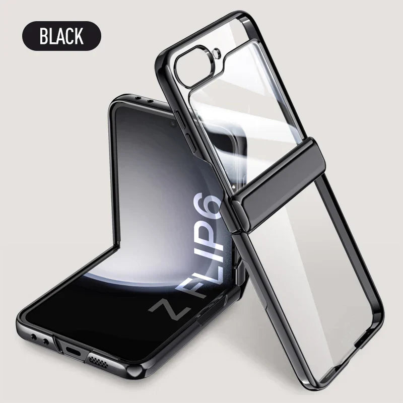 Transparent Electroplated Case for Samsung Galaxy Z Flip 6