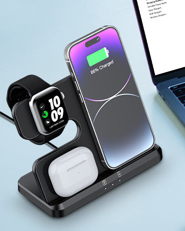 The Ultimate 3 in 1 Wireless Charger Stand