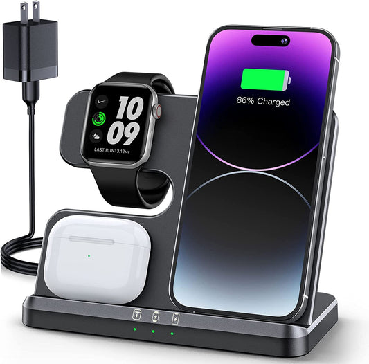 The Ultimate 3 in 1 Wireless Charger Stand