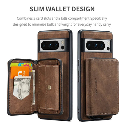 Luxury Magnetic Leather Case with Detachable Wallet for Google Pixel 8 Series
